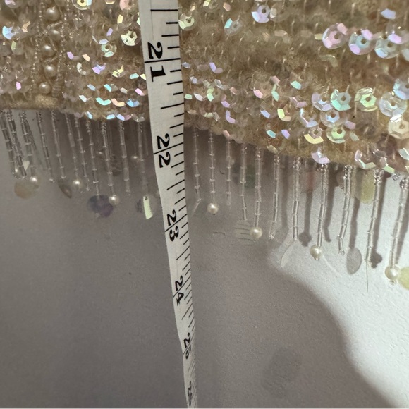 Vintage Alexander’s Beaded Sequin Wool Shell Top Hong Kong L - Picture 10 of 10